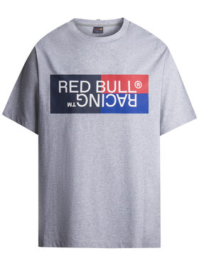 Pepe Jeans Pepe Jeans T-Shirt Red Bull Racing Color Block Logo Szary Regular Fit