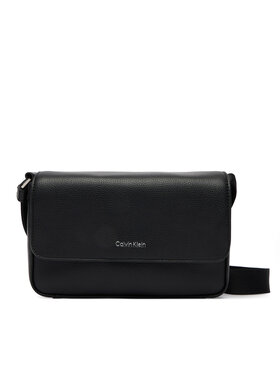Calvin Klein Calvin Klein Borsetta Raised Small Flap Messenger LV04D3327G Nero