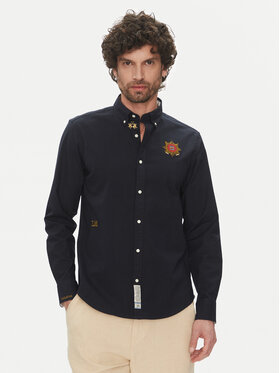 La Martina La Martina Cămașă Anselmo MACG01 OX092 Bleumarin Regular Fit