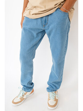 Kamuflage Kamuflage Jeansy Mid-Slim Niebieski Baggy Fit