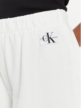 Calvin Klein Jeans Sportske Kratke Hlače J20J223276 Écru Regular Fit