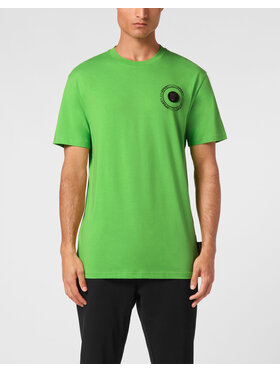 Plein Sport Plein Sport T-Shirt 14175 Zielony Regular Fit