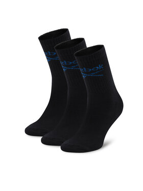 Reebok Reebok Набір з 3 пар низьких шкарпеток unisex R0258-SS24 (3-pack) Чорний