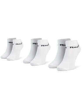 Reebok Reebok Unisex trumpų kojinių komplektas (3 poros) Act Core Ankle Sock 3p FL5227 Balta