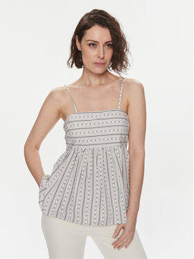 TWINSET TWINSET Marškinėliai 241TF2023 Balta Regular Fit