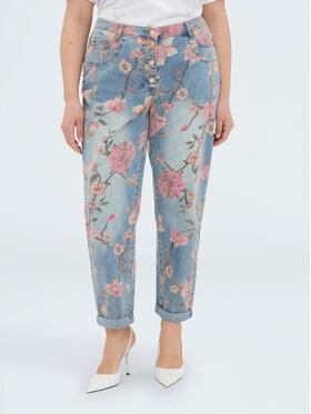 Fiorella Rubino Fiorella Rubino Jeansy P468T405309N0V4 Turkusowy Regular Fit