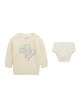 Guess Kids Guess Kids Sukienka codzienna 179103 Biały Classic Fit