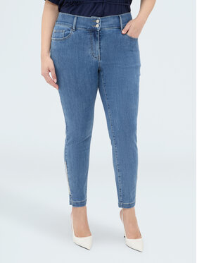 Fiorella Rubino Fiorella Rubino Jeansy P475T005379N024 Niebieski Skin Fit
