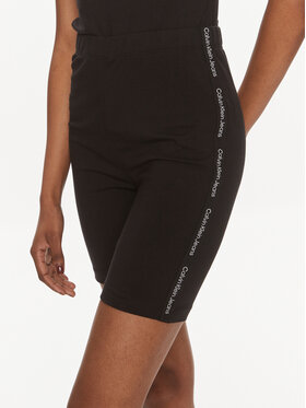 Calvin Klein Jeans Calvin Klein Jeans Cyklistické šortky Logo J20J223137 Čierna Slim Fit
