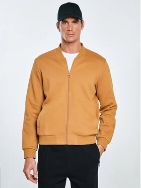 BIG STAR BIG STAR Bluza WLADORB_803_170 Brązowy Basic Fit