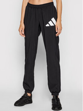 adidas adidas Παντελόνι φόρμας 3 Bar Logo Warm-Up GL0675 Μαύρο Regular Fit