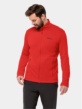 Jack Wolfskin Jack Wolfskin Funkční mikina Kolbenberg Fz 1710521 Červená Regular Fit
