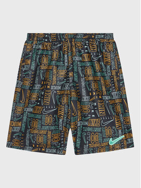 Nike Nike Plaukimo šortai Logo Mashup NESSC791 Juoda Regular Fit