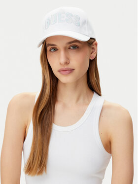 Guess Guess Шапка с козирка W5GZ15 WEGD0 Бял