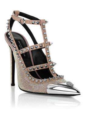 PHILIPP PLEIN PHILIPP PLEIN Sandały 22509 Écru