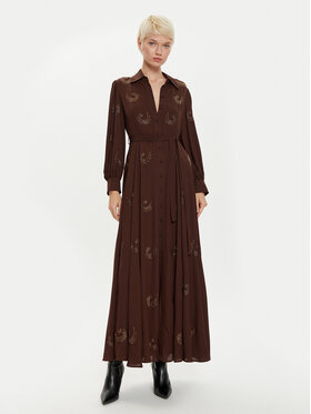 PINKO PINKO Marškinių tipo suknelė 104432 A289 Ruda Regular Fit