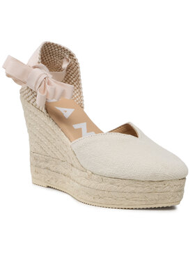 Manebi Manebi Espadrilles Shaped Wedge Espadrilles O 7.0 WH Ekru