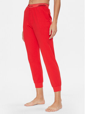 Calvin Klein Underwear Calvin Klein Underwear Spodnie piżamowe 000QS7045E Czerwony Regular Fit