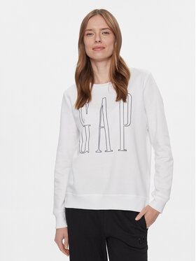 Gap Gap Mikina 873575-04 Bílá Regular Fit