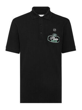 PHILIPP PLEIN PHILIPP PLEIN Polo 22263 Czarny Slim Fit