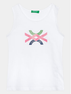 United Colors Of Benetton United Colors Of Benetton Топ 3I1XCH012 Білий Regular Fit