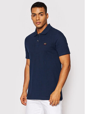 Paul&Shark Paul&Shark Polo C0P1000 Granatowy Regular Fit