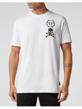 PHILIPP PLEIN PHILIPP PLEIN T-shirt 22831 Bianco Regular Fit