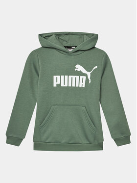 Puma Puma Mikina Ess Big Logo 586965 Zelená Regular Fit