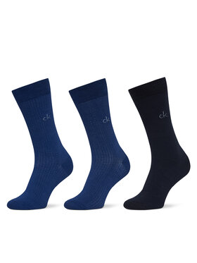 Calvin Klein Calvin Klein 3er-Set hohe Herrensocken 701235981 Dunkelblau