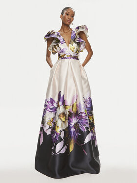 Babylon Babylon Večernja haljina S00855 Bež Regular Fit