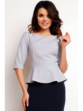 Infinite You Infinite You Bluzka M075 Szary Basic Fit