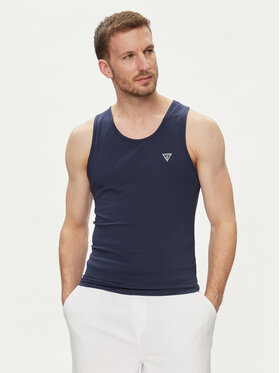 Guess Guess Tank top U97M02 KCD31 Σκούρο μπλε Regular Fit