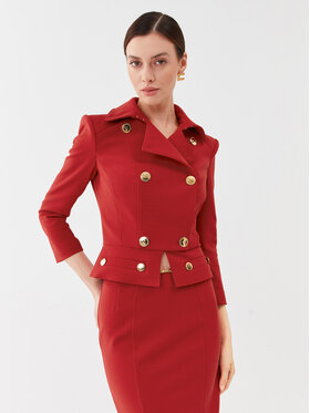 Elisabetta Franchi Elisabetta Franchi Sako GI-066-36E2-V580 Červená Regular Fit