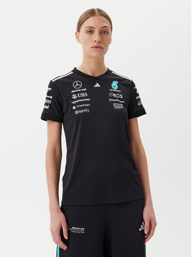 adidas adidas Футболка Mercedes - AMG Petronas Formula One Team Driver JW5362 Чорний Regular Fit