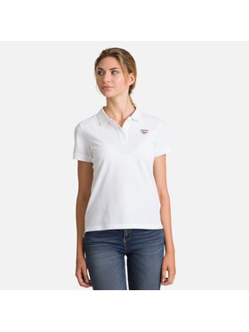 Rossignol Rossignol Polo Logo Biały Standard Fit