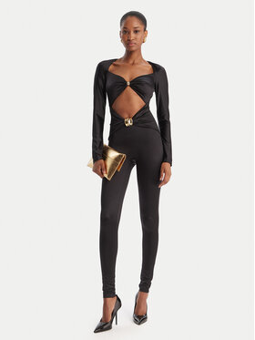 Elisabetta Franchi Elisabetta Franchi Kezeslábas TU-043-51E2-V500 Fekete Slim Fit