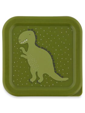 Trixie Baby Trixie Baby Pojemnik na żywność Zestaw pojemników na przekąski 3 szt. – Dinozaur Zielony