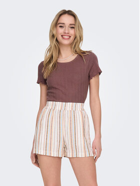 ONLY ONLY Póló Carlotta 15256154 Rózsaszín Tight Fit