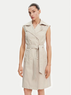 Guess Guess Ежедневна рокля W5GK0V WH5V1 Бежов Regular Fit