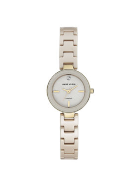 Anne Klein Anne Klein Zegarek AK-2660TNGB Beżowy