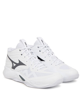 Mizuno Mizuno Обувки за зала Wave Momentum Pro Mid V1GA2545 Бял