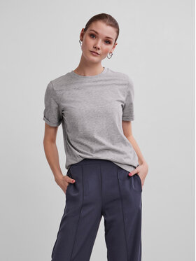 Pieces Pieces T-shirt Ria 17086970 Siva Regular Fit