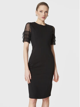 TWINSET TWINSET Každodenné šaty 231TP2050 Čierna Slim Fit