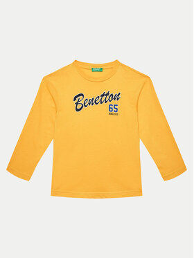 United Colors Of Benetton United Colors Of Benetton Majica 3I1XC10JN Žuta Regular Fit