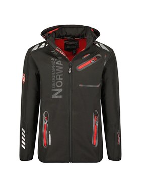 Geographical Norway Geographical Norway Kurtka softshell WY2000H/GN/Black / Red Czarny Regular Fit