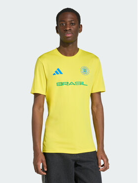 adidas adidas Koszulka techniczna FIFA World Cup 26™ Brazil Żółty Regular Fit