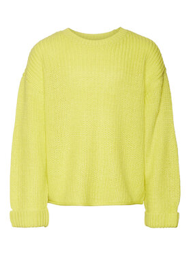 Vero Moda Girl Vero Moda Girl Sweter 10291223 Żółty Regular Fit