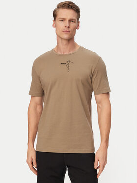 BOSS BOSS T-Shirt Birdie 50559387 Khaki Regular Fit