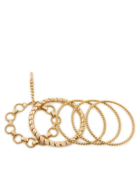 Aldo Aldo 5er-Schmuckset Armbänder Talobarel 13930764 Goldfarben