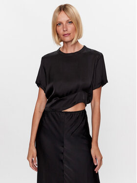 Birgitte Herskind Birgitte Herskind Majica Irwin 4808370 Črna Regular Fit
